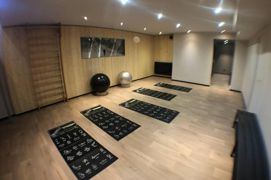 שאמוני Chic Appart 6 Pers Dans Residence Luxueuse "La Cordee" Wellness Gym Piscine Ouvert Et Teletravail מראה חיצוני תמונה