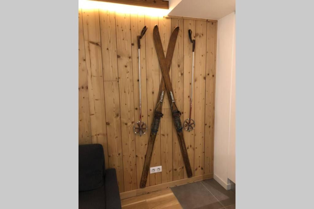 שאמוני Chic Appart 6 Pers Dans Residence Luxueuse "La Cordee" Wellness Gym Piscine Ouvert Et Teletravail מראה חיצוני תמונה