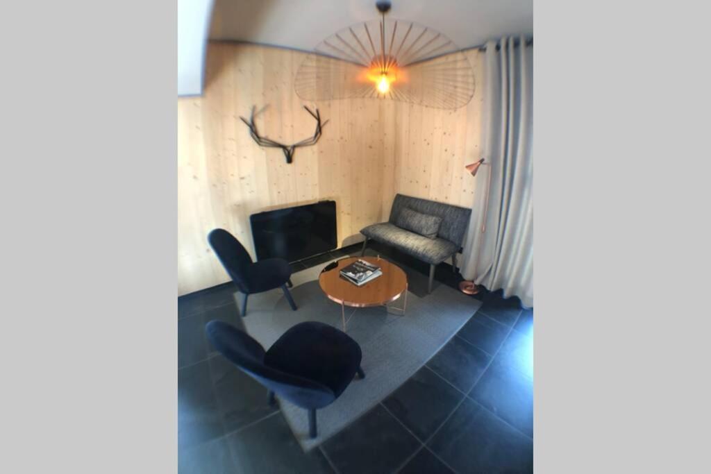 שאמוני Chic Appart 6 Pers Dans Residence Luxueuse "La Cordee" Wellness Gym Piscine Ouvert Et Teletravail מראה חיצוני תמונה